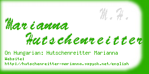 marianna hutschenreitter business card